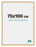 Annecy Plastic Photo Frame 75x100cm Beech Front Size | Yourdecoration.com