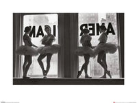 Art Print Time Life Ballet Dancers In Window 80x60cm Pyramid PPR40191 | Yourdecoration.com