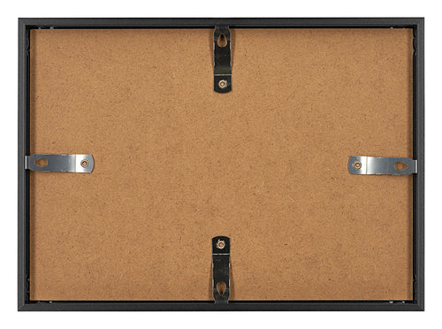 Aurora Aluminium Photo Frame 21x29 7cm A4 set of 2 Black Back Landscape | Yourdecoration.com