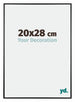Austin Aluminium Photo Frame 20x28cm Black High Gloss Front Size | Yourdecoration.com