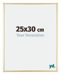 Austin Aluminium Photo Frame 25x30cm Gold High Gloss Front Size | Yourdecoration.com