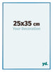 Austin Aluminium Photo Frame 25x35cm Steel Blue Front Size | Yourdecoration.com