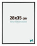 Austin Aluminium Photo Frame 28x35cm Black High Gloss Front Size | Yourdecoration.com
