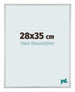 Austin Aluminium Photo Frame 28x35cm Silver Matt Front Size | Yourdecoration.com