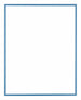 Austin Aluminium Photo Frame 28x35cm Steel Blue Front | Yourdecoration.com