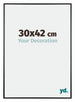 Austin Aluminium Photo Frame 30x42cm Black High Gloss Front Size | Yourdecoration.com