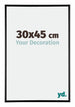 Austin Aluminium Photo Frame 30x45cm Black High Gloss Front Size | Yourdecoration.com