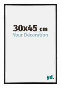 Austin Aluminium Photo Frame 30x45cm Black Matt Front Size | Yourdecoration.com