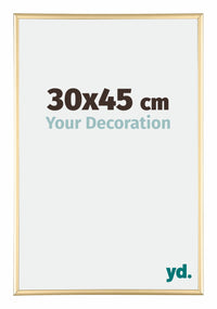 Austin Aluminium Photo Frame 30x45cm Gold High Gloss Front Size | Yourdecoration.com