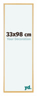 Austin Aluminium Photo Frame 33x98cm Gold Vintage Front Size | Yourdecoration.com