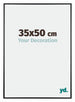 Austin Aluminium Photo Frame 35x50cm Black High Gloss Front Size | Yourdecoration.com