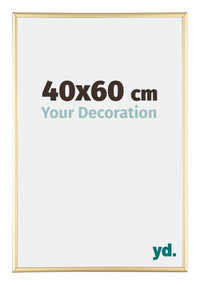Austin Aluminium Photo Frame 40x60cm Gold High Gloss Front Size | Yourdecoration.com