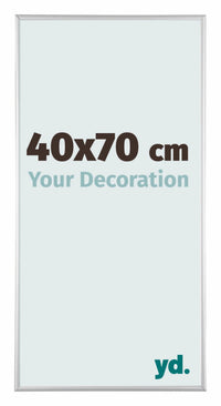Austin Aluminium Photo Frame 40x70cm Silver Matt Front Size | Yourdecoration.com