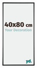 Austin Aluminium Photo Frame 40x80cm Black High Gloss Front Size | Yourdecoration.com