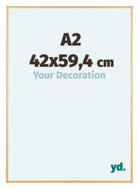 Austin Aluminium Photo Frame 42x59 4cm A2 Gold Vintage Front Size | Yourdecoration.com