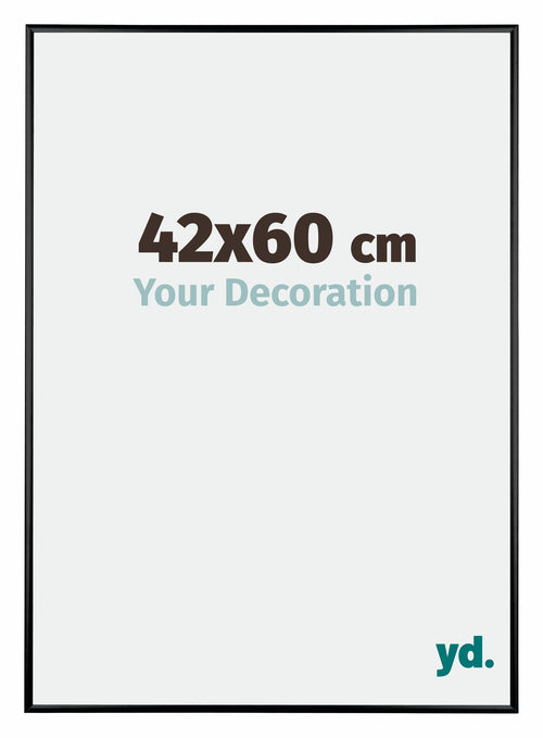 Austin Aluminium Photo Frame 42x60cm Black High Gloss Front Size | Yourdecoration.com