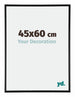 Austin Aluminium Photo Frame 45x60cm Black High Gloss Front Size | Yourdecoration.com