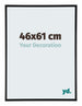 Austin Aluminium Photo Frame 46x61cm Black High Gloss Front Size | Yourdecoration.com