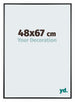 Austin Aluminium Photo Frame 48x67cm Black High Gloss Front Size | Yourdecoration.com
