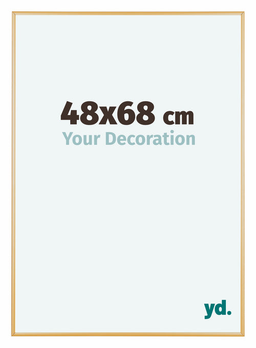 Austin Aluminium Photo Frame 48x68cm Gold Vintage Front Size | Yourdecoration.com