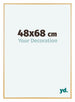 Austin Aluminium Photo Frame 48x68cm Gold Vintage Front Size | Yourdecoration.com