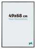 Austin Aluminium Photo Frame 49x68cm Black High Gloss Front Size | Yourdecoration.com