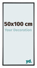 Austin Aluminium Photo Frame 50x100cm Black High Gloss Front Size | Yourdecoration.com