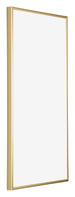 Austin Aluminium Photo Frame 50x100cm Gold Shiny Front Oblique | Yourdecoration.com