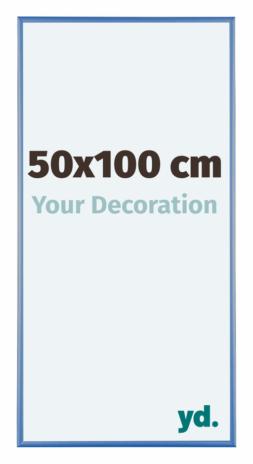 Austin Aluminium Photo Frame 50x100cm Steel Blue Front Size | Yourdecoration.com
