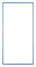 Austin Aluminium Photo Frame 50x100cm Steel Blue Front | Yourdecoration.com