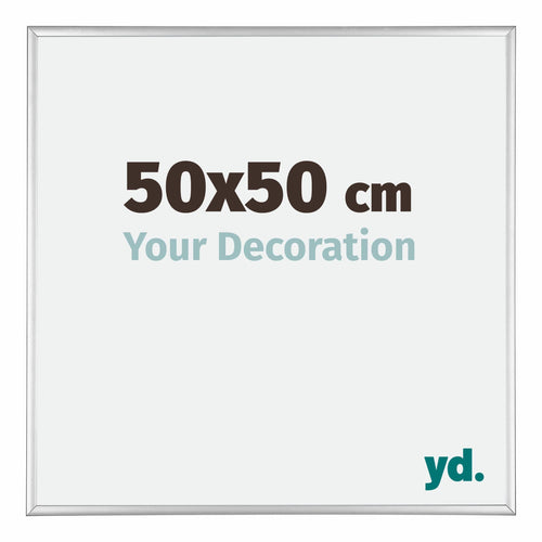 Austin Aluminium Photo Frame 50x50cm Silver High Gloss Front Size | Yourdecoration.com