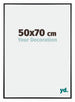 Austin Aluminium Photo Frame 50x70cm Black High Gloss Front Size | Yourdecoration.com