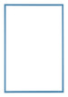 Austin Aluminium Photo Frame 60x85cm Steel Blue Front | Yourdecoration.com