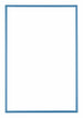 Austin Aluminium Photo Frame 60x90cm Steel Blue Front | Yourdecoration.com