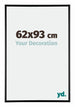 Austin Aluminium Photo Frame 62x93cm Black High Gloss Front Size | Yourdecoration.com