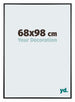 Austin Aluminium Photo Frame 68x98cm Black High Gloss Front Size | Yourdecoration.com