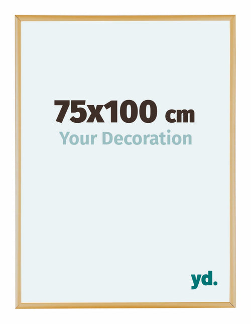 Austin Aluminium Photo Frame 75x100cm Gold Vintage Front Size | Yourdecoration.com