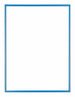 Austin Aluminium Photo Frame 75x100cm Steel Blue Front | Yourdecoration.com