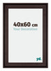 Birmingham Wooden Photo Frame 40x60cm Brown Front Size | Yourdecoration.com