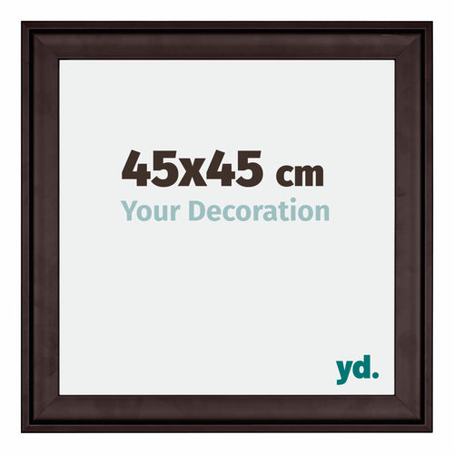 Birmingham Wooden Photo Frame 45x45cm Brown Front Size | Yourdecoration.com