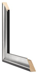 Birmingham Wooden Photo Frame 46x61cm Black Silver Polished Detail Intersection | Yourdecoration.com