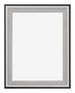 Birmingham Wooden Photo Frame 46x61cm Black Silver Polished Front | Yourdecoration.com