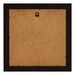 Birmingham Wooden Photo Frame 50x50cm Black Silver Gepolijst Back | Yourdecoration.com