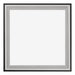 Birmingham Wooden Photo Frame 50x50cm Black Silver Gepolijst Front | Yourdecoration.com