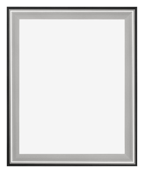 Birmingham Wooden Photo Frame 60x70cm Black Silver Gepolijst Front | Yourdecoration.com