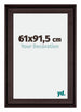 Birmingham Wooden Photo Frame 61x91 5cm Brown Front Size | Yourdecoration.com