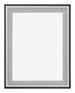 Birmingham Wooden Photo Frame 75x100cm Black Silver Gepolijst Front | Yourdecoration.com