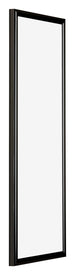Bordeaux Plastic Photo Frame 20x60cm Black High Gloss Front Oblique | Yourdecoration.com
