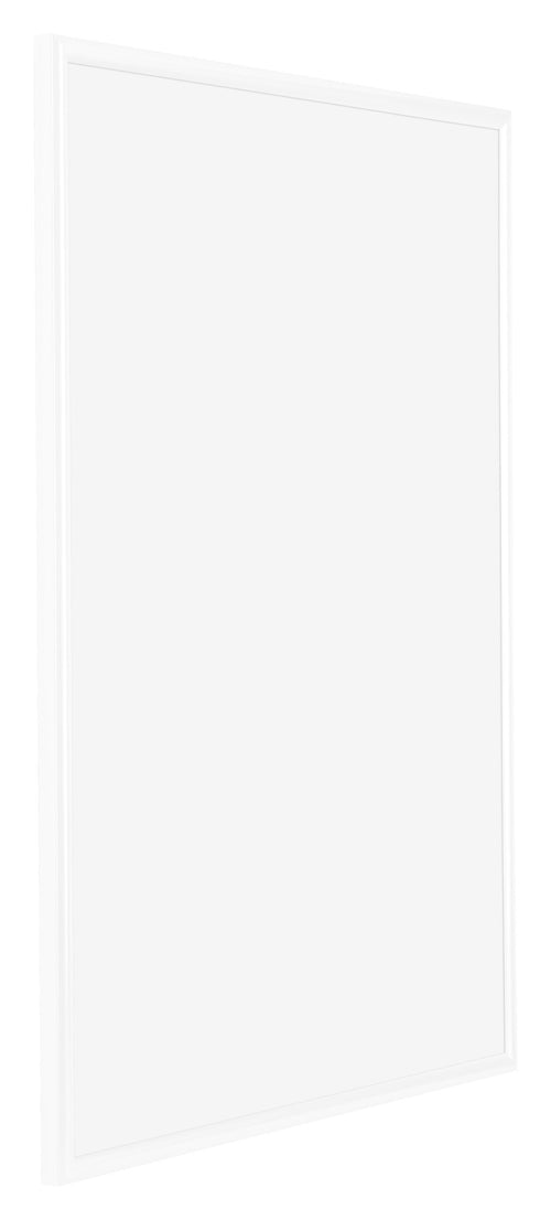 Bordeaux Plastic Photo Frame 21x30cm White High Gloss Front Oblique | Yourdecoration.com