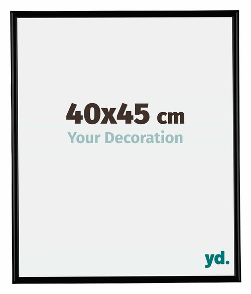 Bordeaux Plastic Photo Frame 40x45cm Black Matt Front Size | Yourdecoration.com
